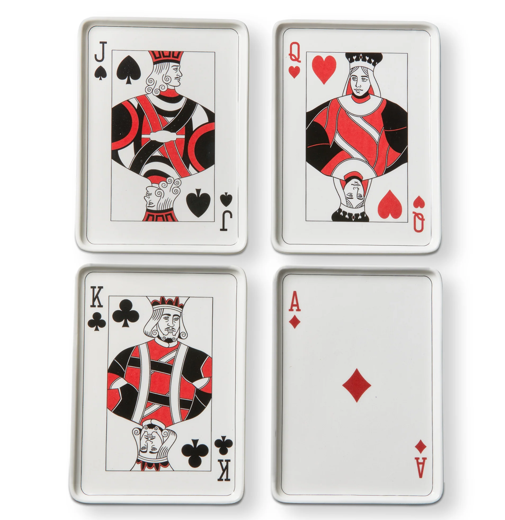 Playing Cards Appetizer Plate