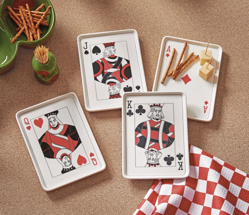 Playing Cards Appetizer Plate