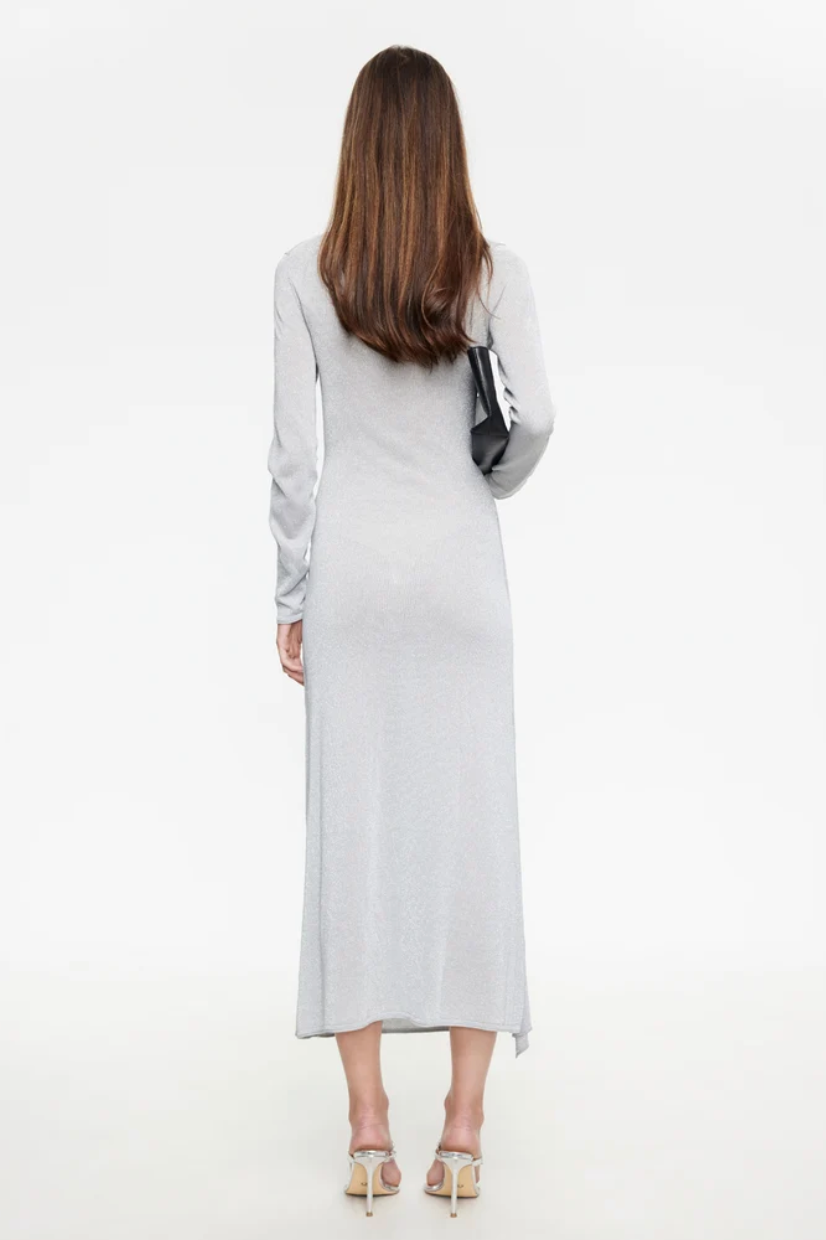 Aurora Maxi Dress Silver