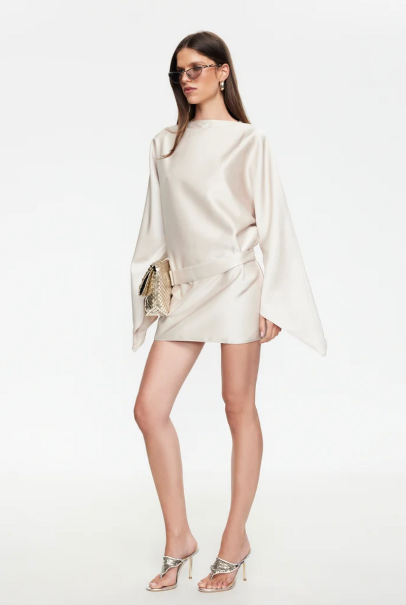 Touch Mini Dress Cream