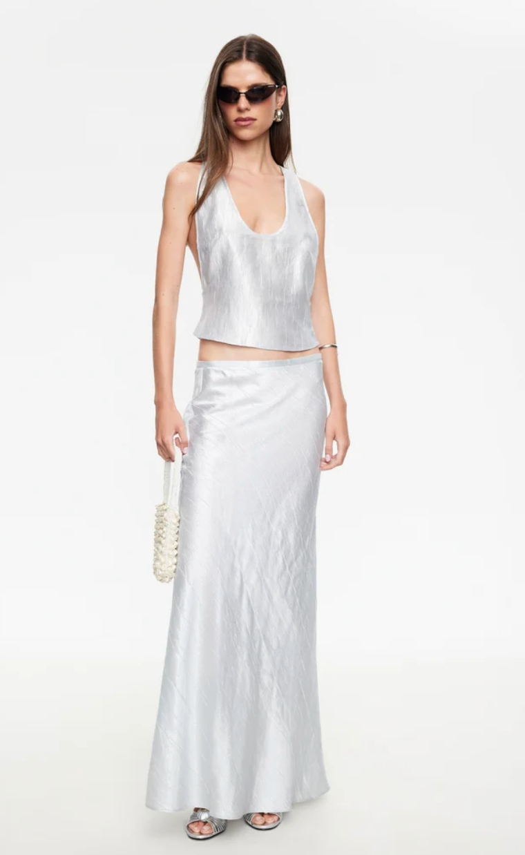 Bare Cami Top Silver