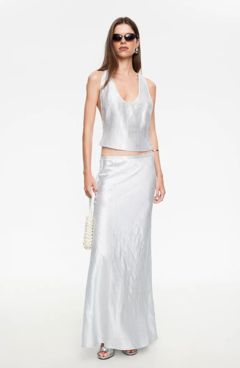 Bare Cami Top Silver