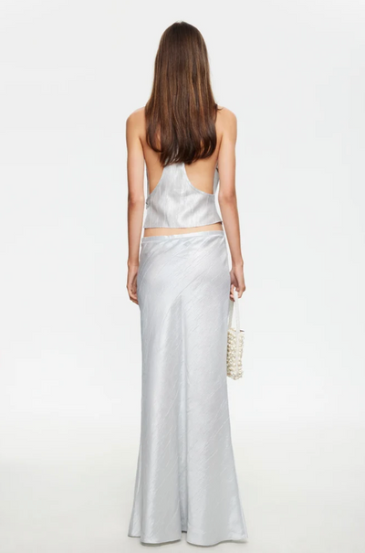 Hudson Maxi Skirt Silver