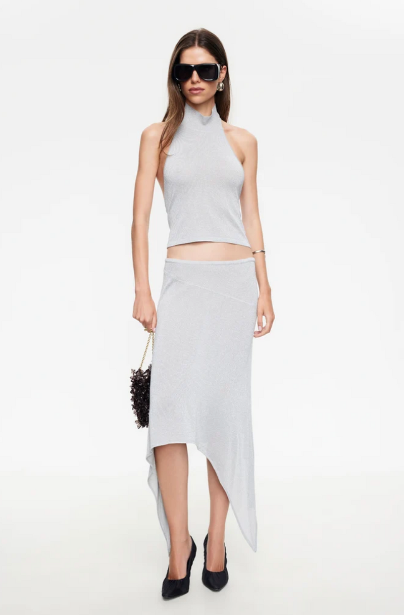 Trophy Midi Skir Silver