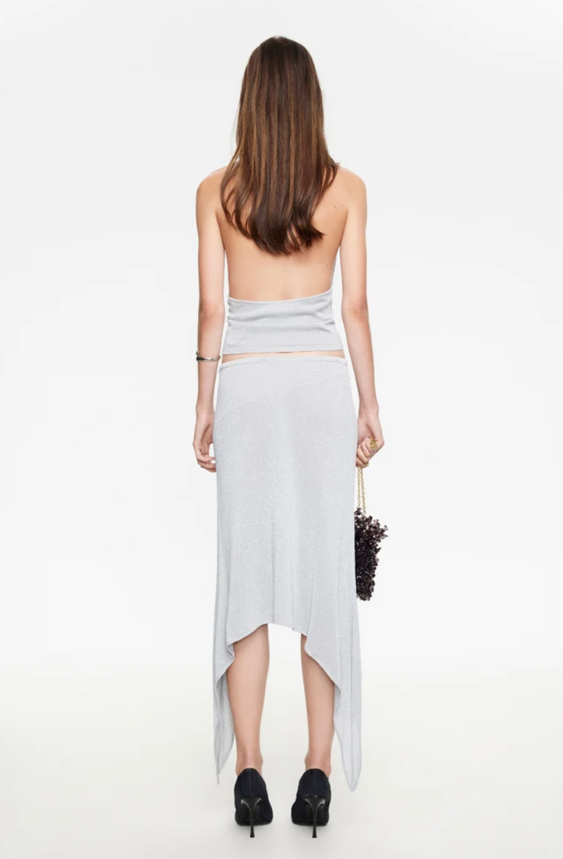 Trophy Midi Skir Silver
