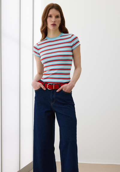 Bisiklet Mini Tshirt Stripe