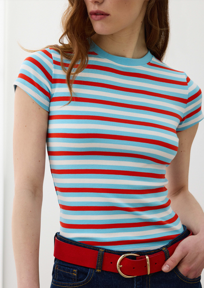 Bisiklet Mini Tshirt Stripe