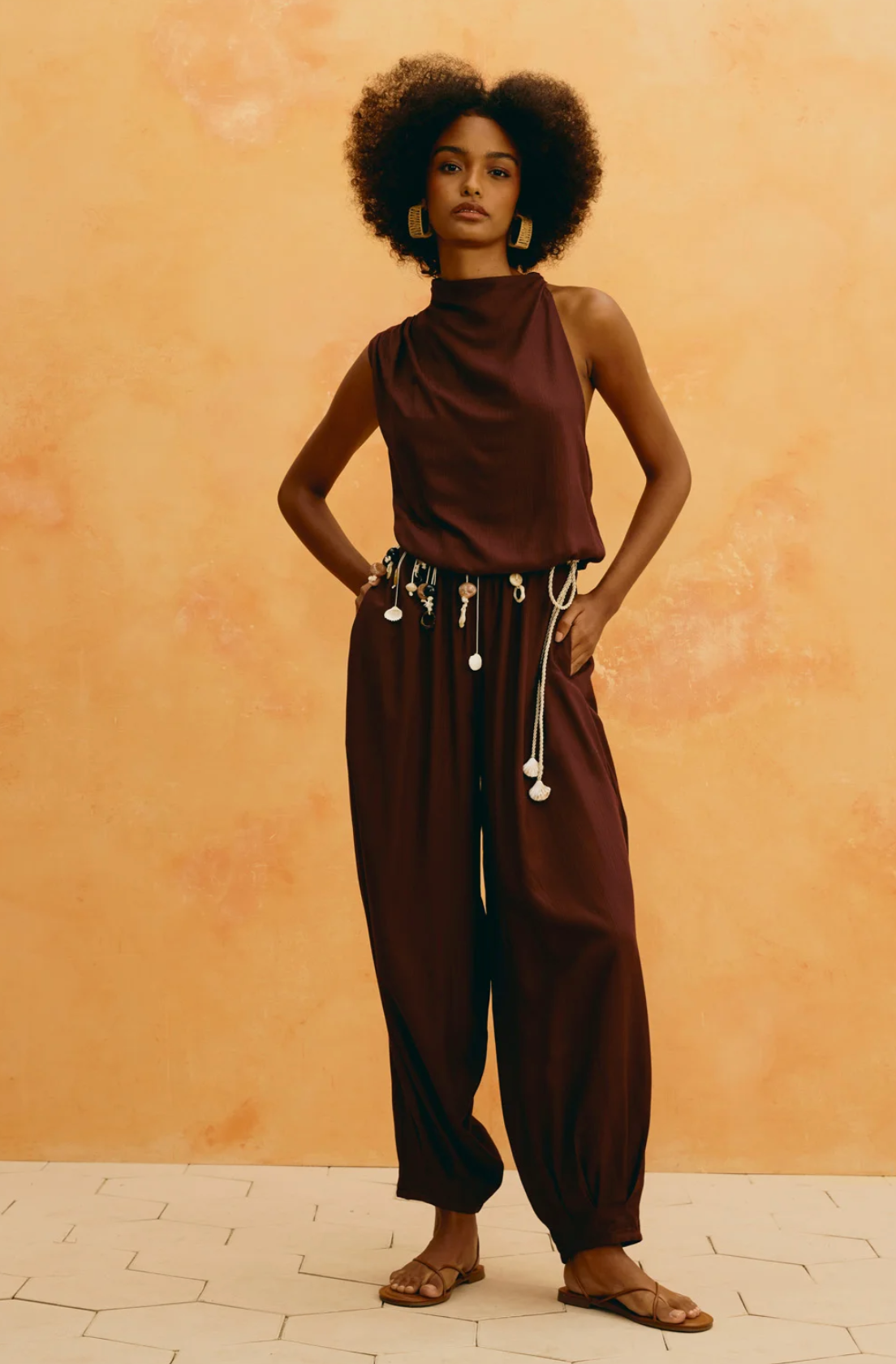 Oriana Pant Brown