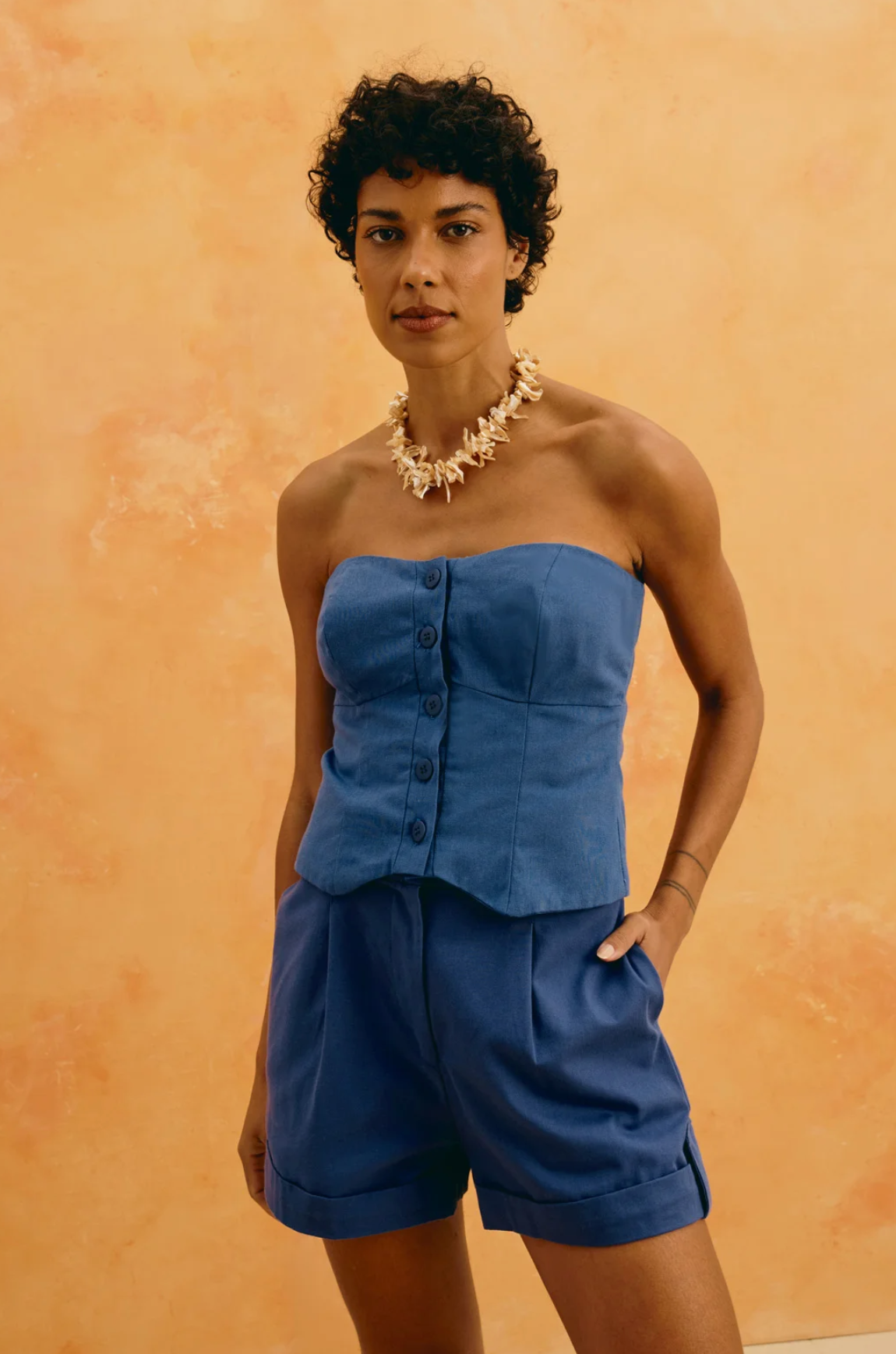 Abdi Short Blue