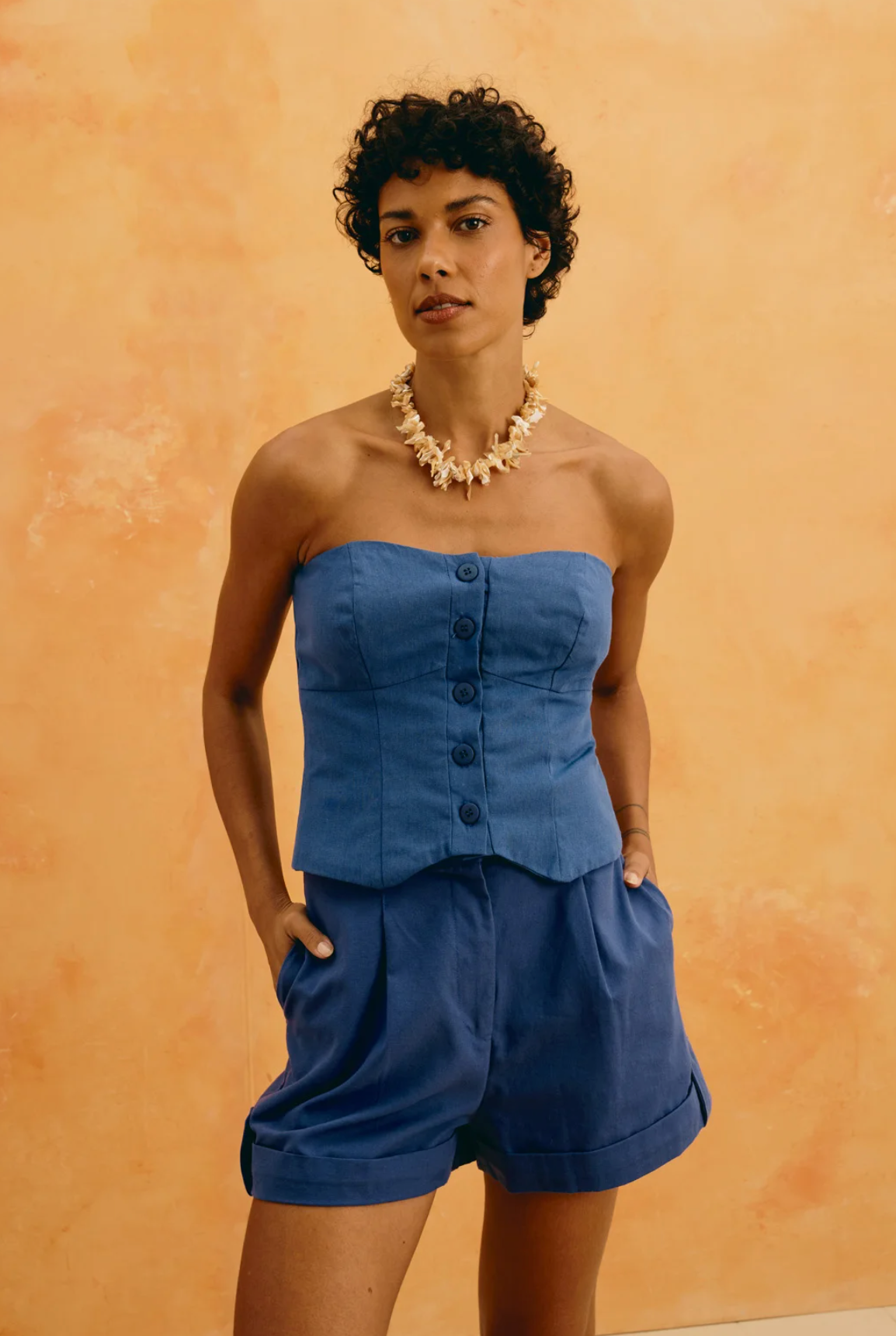 Abdi Short Blue