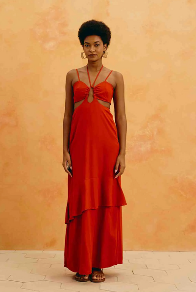 Tany Dress Red