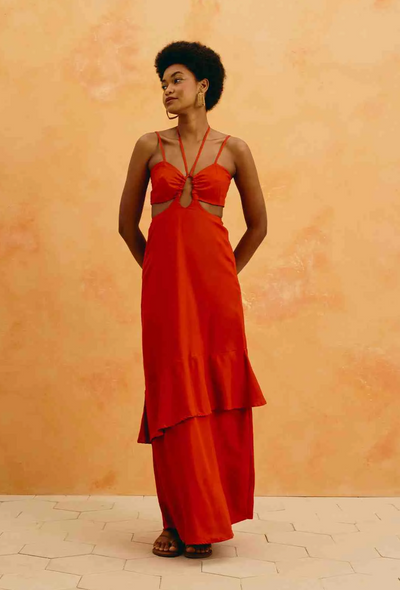 Tany Dress Red