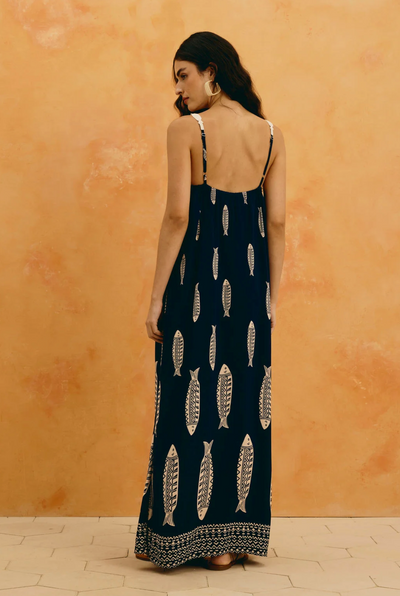 Ilena Dress Dark Blue