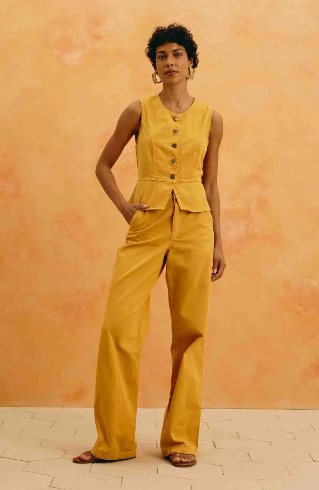 Arzu Vest Md Yellow