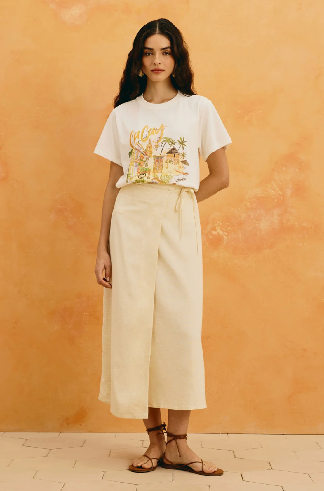Asuman Skirt Md Beige