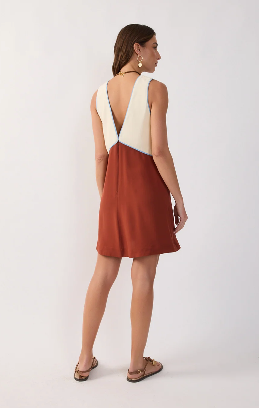 Alba Mini Dress Brown