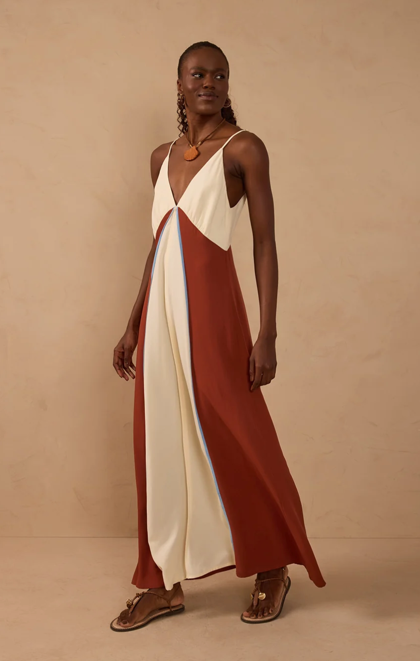Noa Maxi Dress Brown