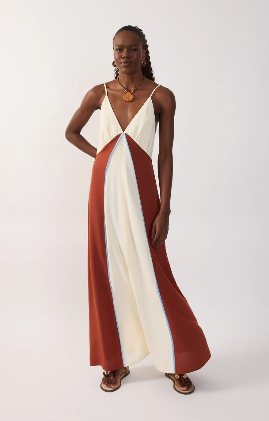 Noa Maxi Dress Brown