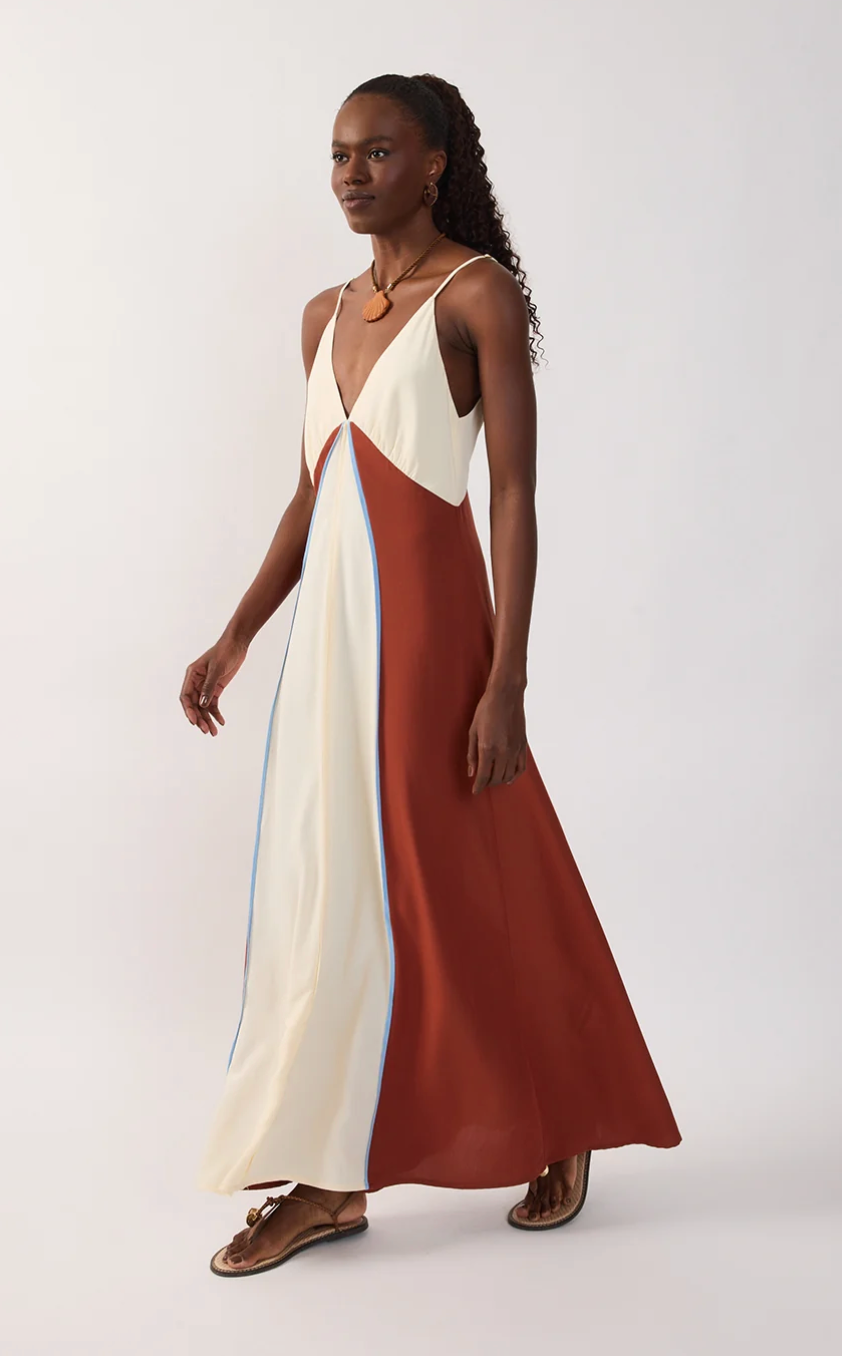 Noa Maxi Dress Brown