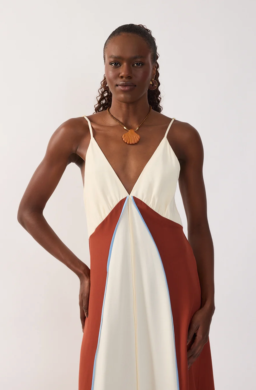 Noa Maxi Dress Brown