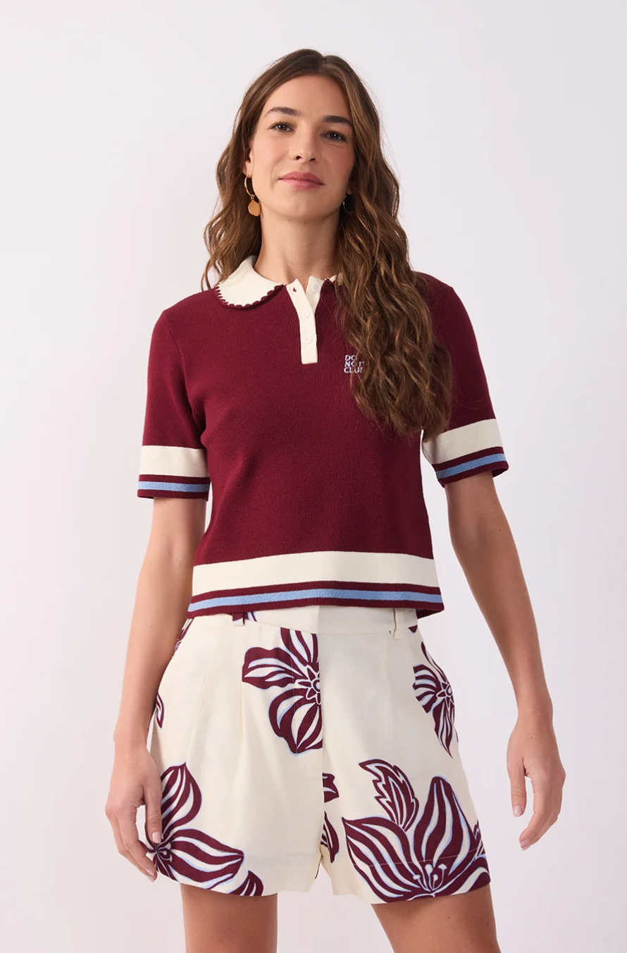 Lara Polo Shirt Wine