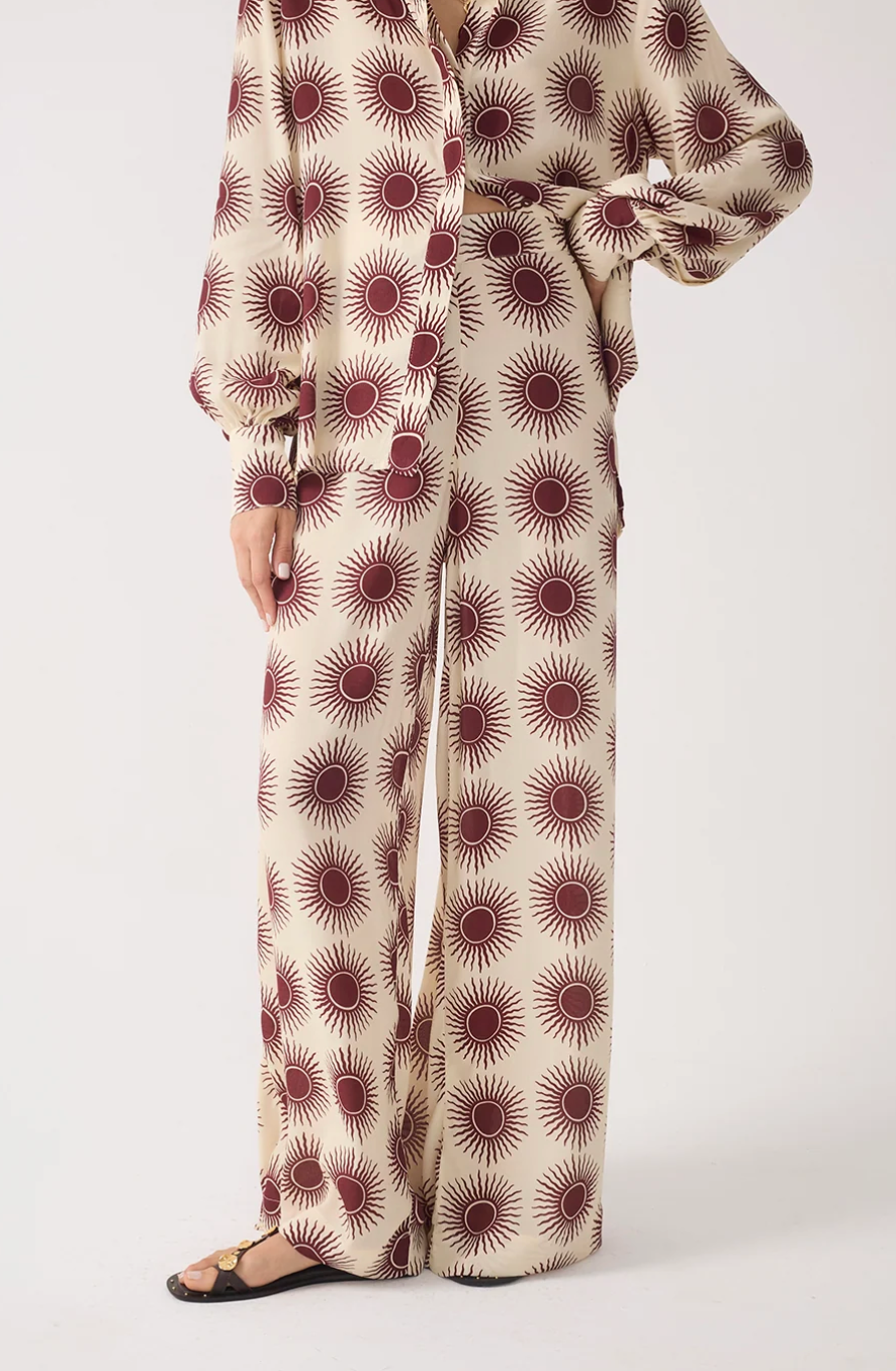 Alejandra Scarf Pant Off White Solaris
