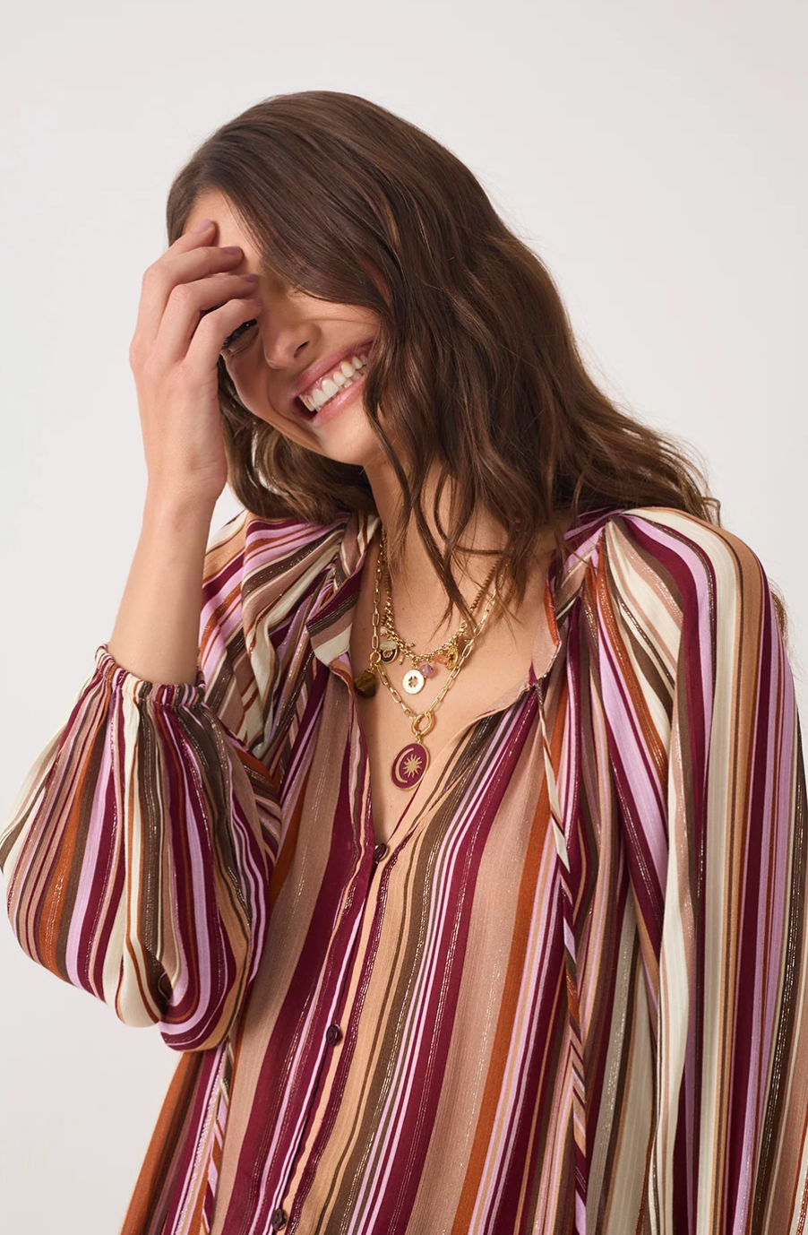 Aurora Blouse Stripes