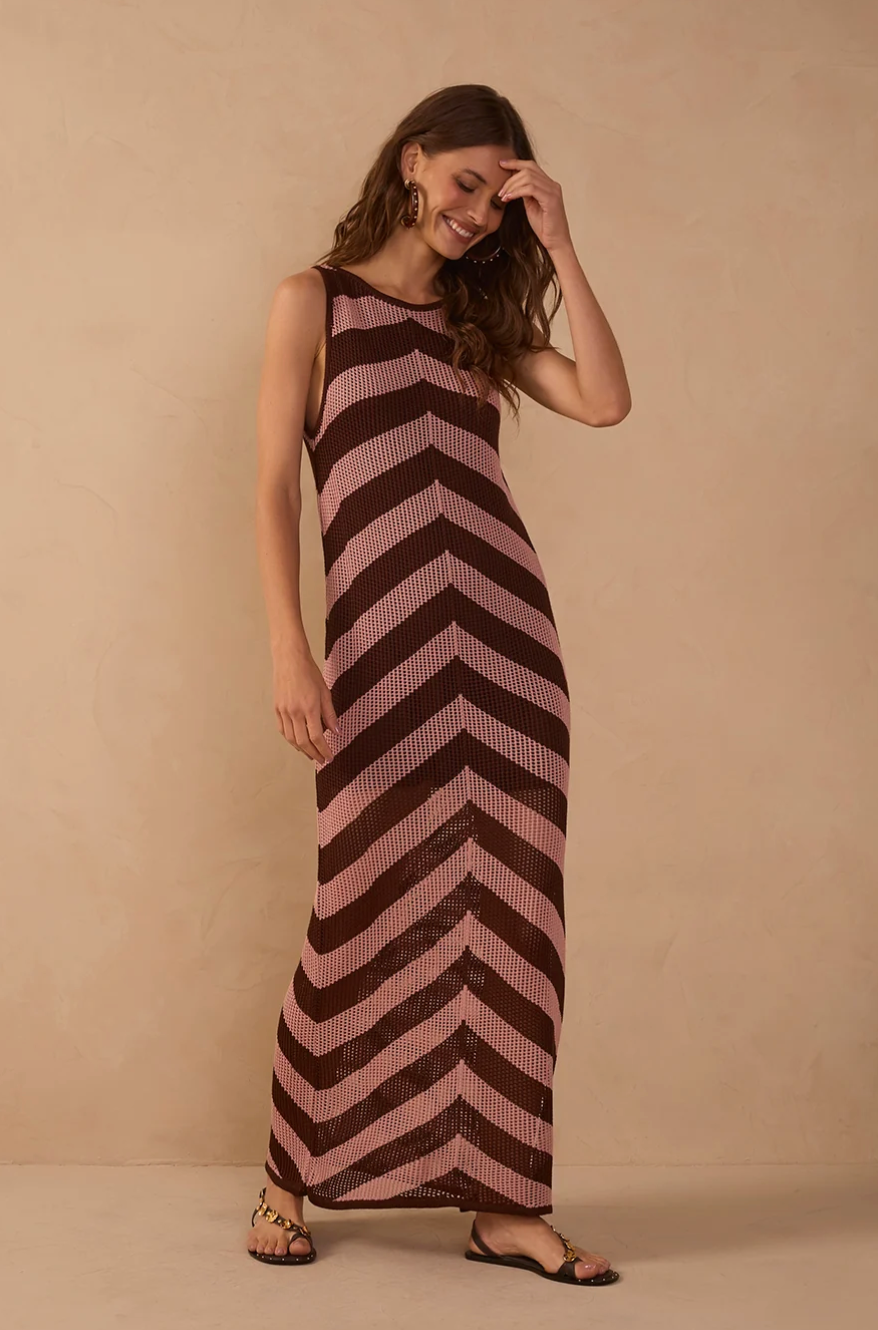 Triana Maxi Dress Pink