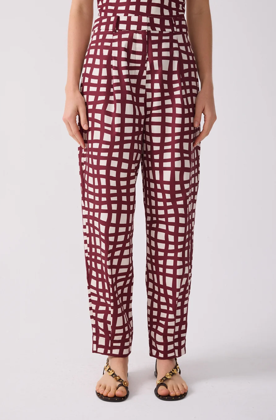 Lia Pockets Pant Wine
