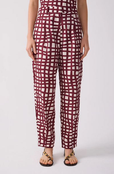Lia Pockets Pant Wine