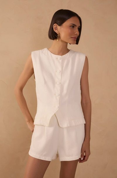 Kira Vest Off White