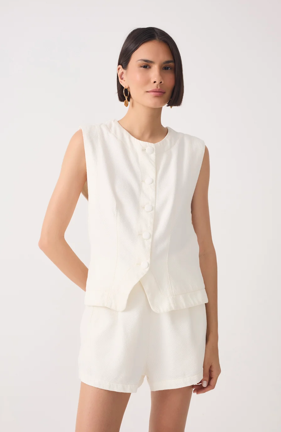 Kira Vest Off White