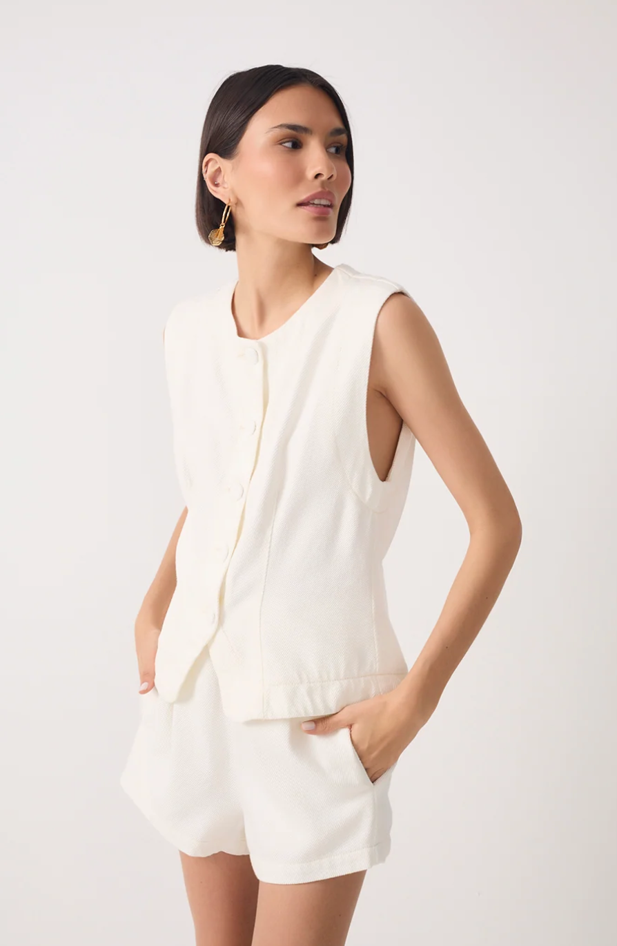Kira Vest Off White