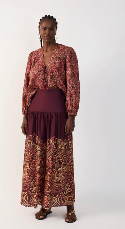 Hadar Maxi Skirt  Print