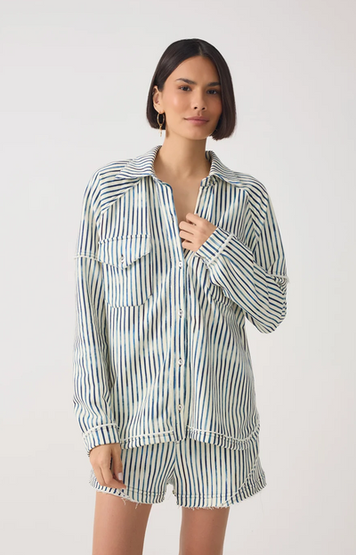 Clara Long Sleeve Shirt Blue