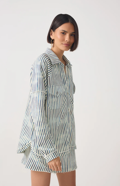 Clara Long Sleeve Shirt Blue