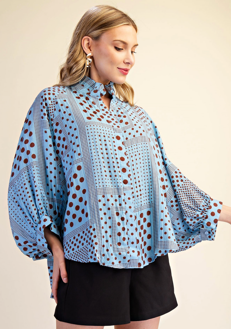 Boho Shirt Blue