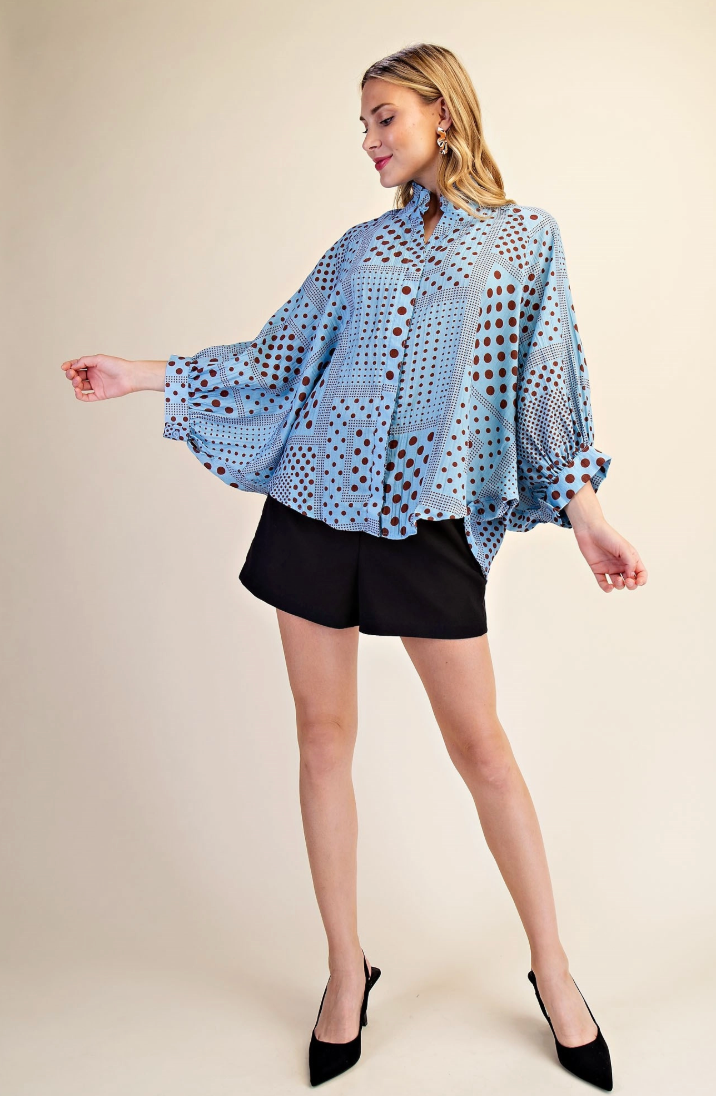 Boho Shirt Blue