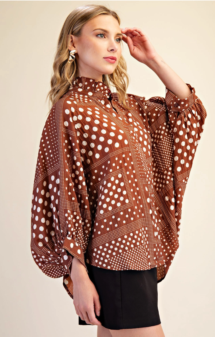 Boho Shirt Brown