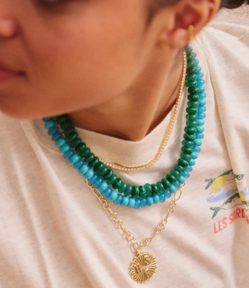 Joyce Semi Precious Beaded Necklace