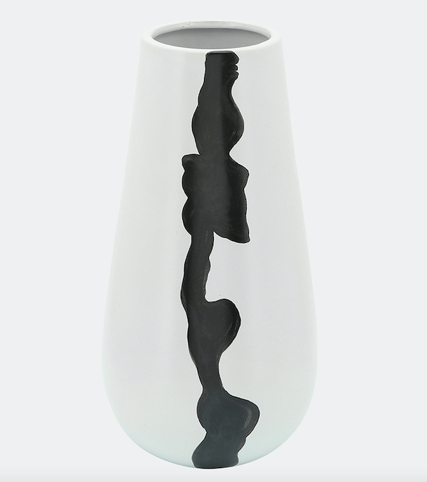 Ceramic 12H Modern Vase, White