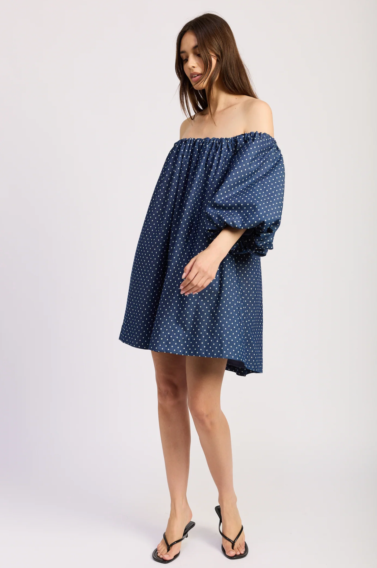 Dover Mini Dress Blue White