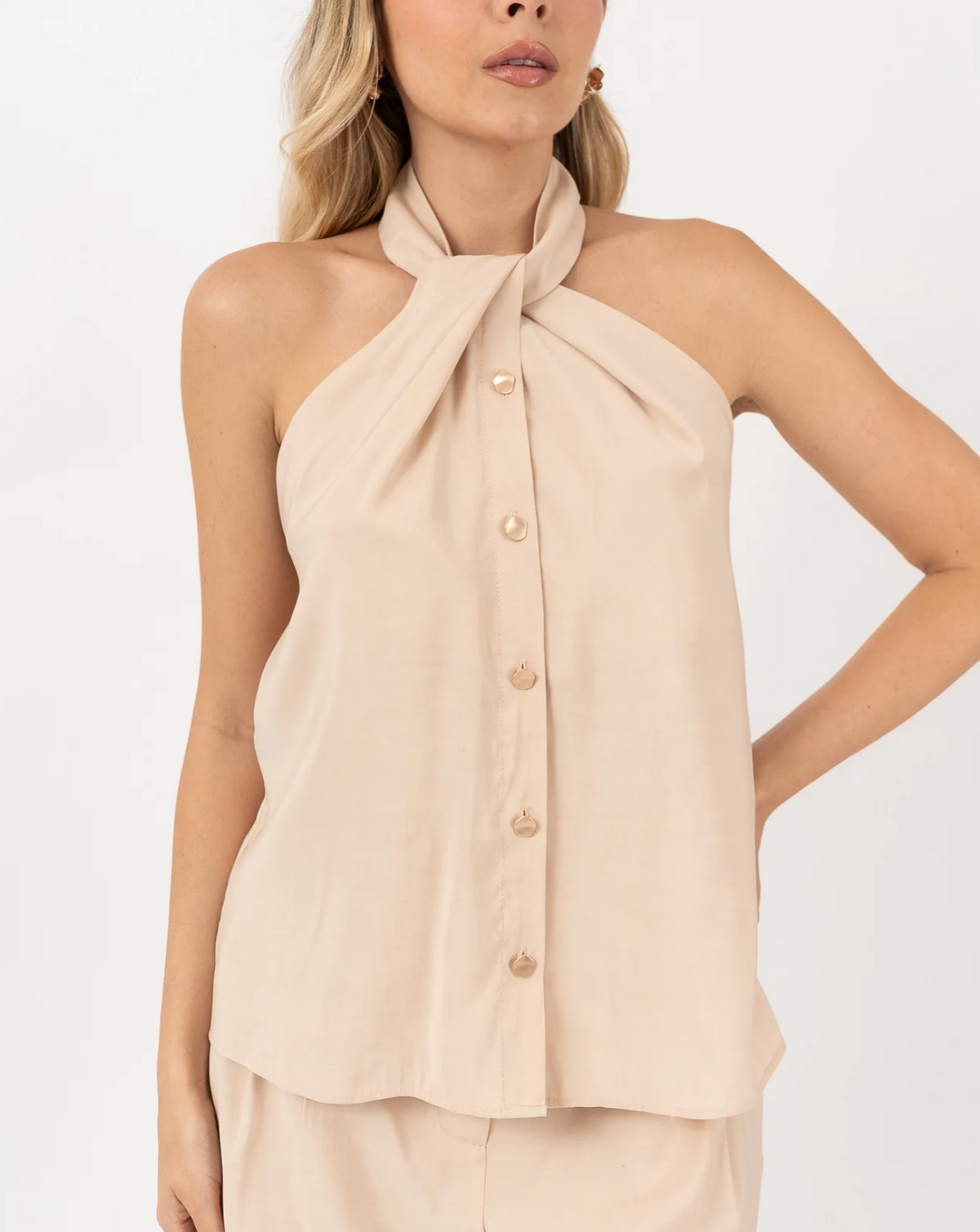 Audrey Blouse Beige