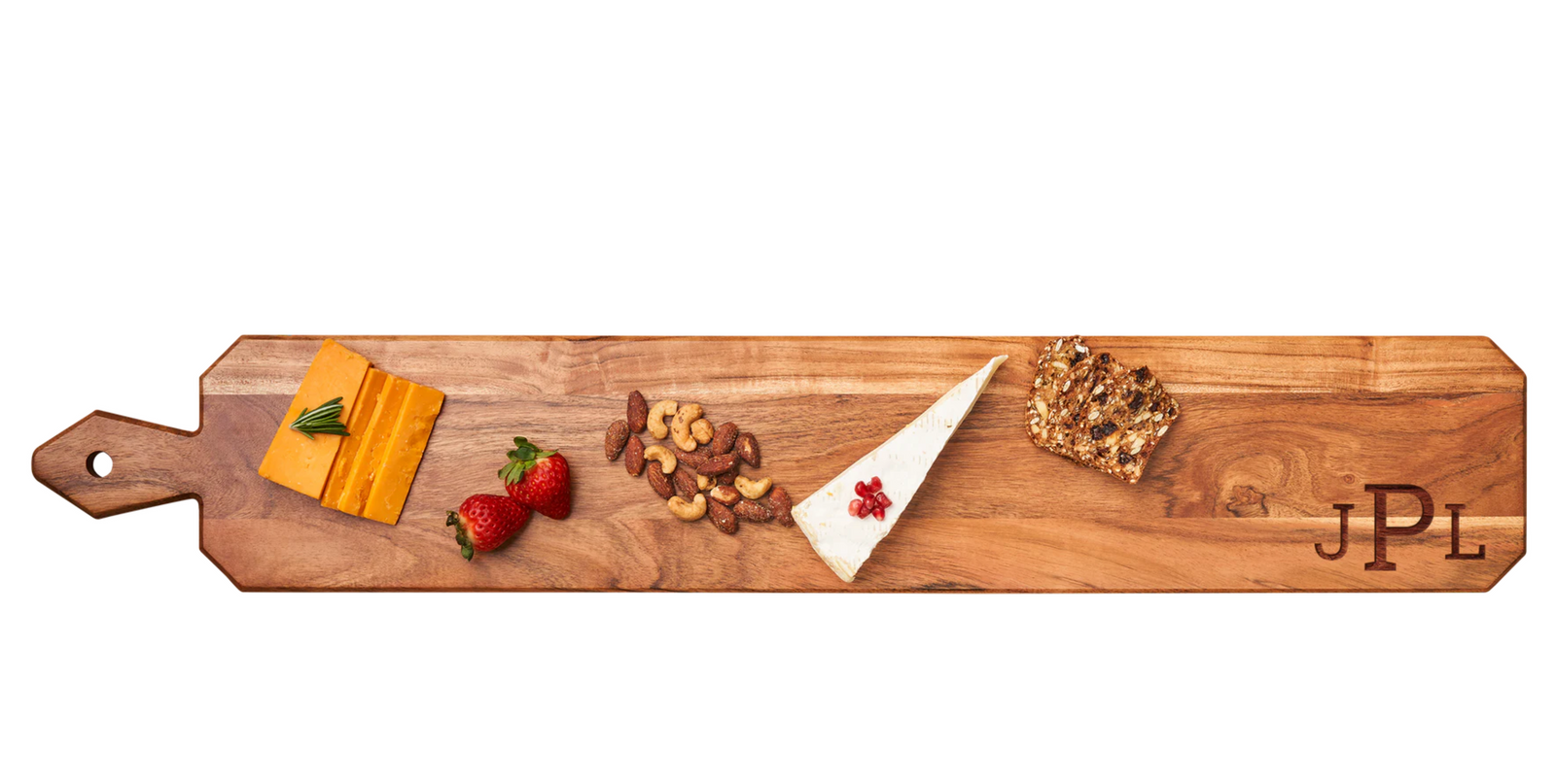 Acacia Heirloom Board w Handle Skinny