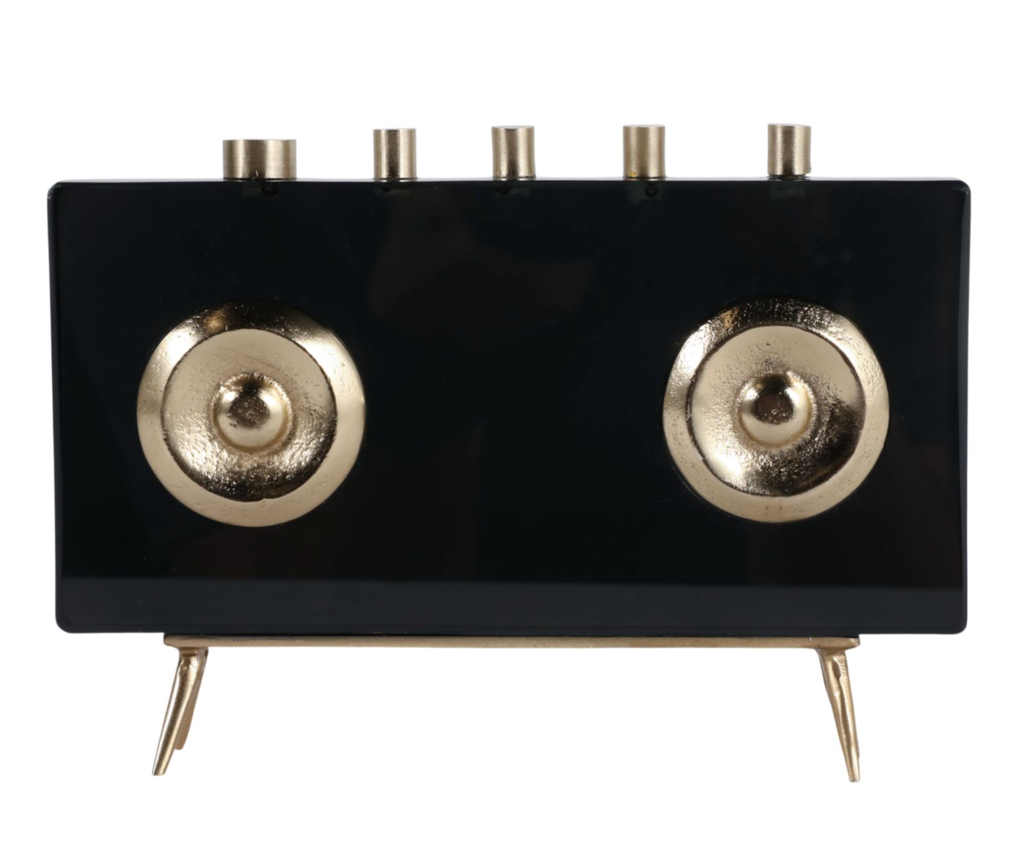 Bradford Black Glass Radio
