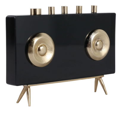 Bradford Black Glass Radio