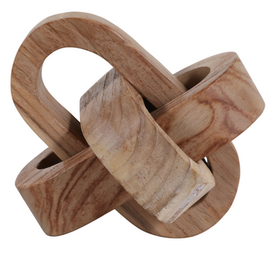 Teak Knot Decor Object