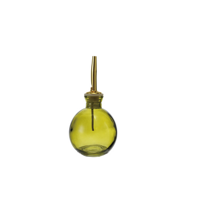 Bottle w Metal Stopper Olive