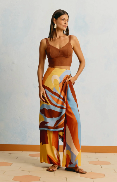 Indira Top Brown