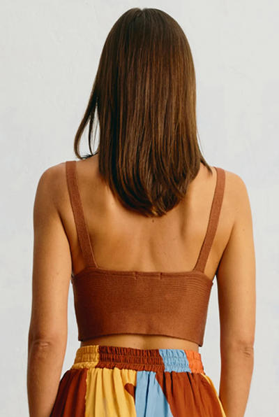 Indira Top Brown